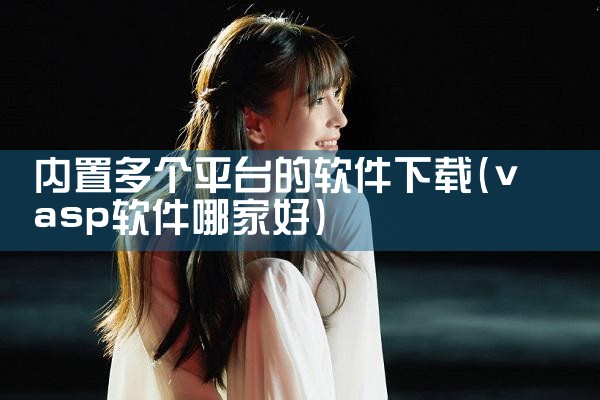 内置多个平台的软件下载
